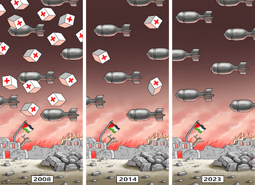 Cartoon: MEDIZINREDUZIERUNG (medium) by marian kamensky tagged hamas,greift,israel,an,hilfsbereiter,elon,musk,hamas,greift,israel,an,hilfsbereiter,elon,musk