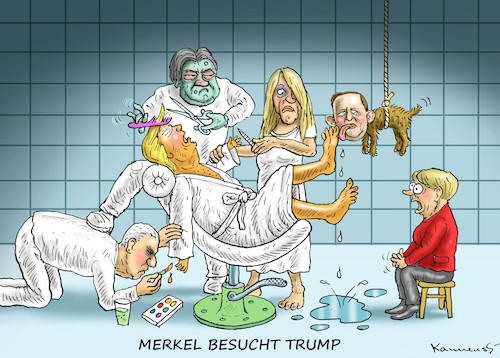 MERKEL BESUCHT TRUMP