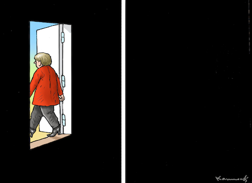 Cartoon: MERKEL GEHT (medium) by marian kamensky tagged merkel,geht,merkel,geht