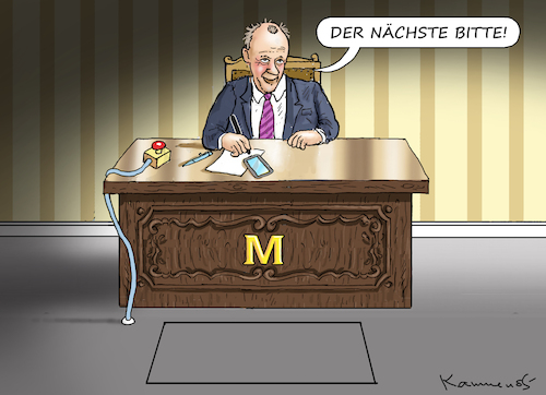 Cartoon: MERZ AM AUSMERZEN (medium) by marian kamensky tagged rechtsaußen,handwerker,merz,und,maaßen,laschet,cdu,afd,höcke,rechtsaußen,handwerker,merz,und,maaßen,laschet,cdu,afd,höcke