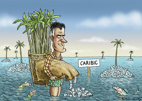 Cartoon: Mitt Romney in the Caribic (medium) by marian kamensky tagged mitt,romney,steuerflucht,karibik,steuerhinterziehung,mitt,romney,steuerflucht,karibik,steuerhinterziehung