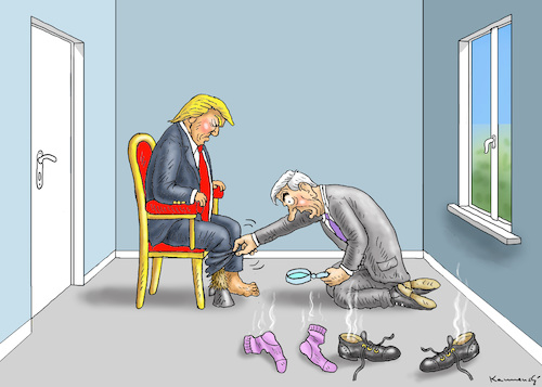 Cartoon: MUELLER UNTERSUCHT TRUMP (medium) by marian kamensky tagged obama,trump,präsidentenwahlen,usa,baba,vanga,republikaner,inauguration,demokraten,us,steuer,reform,weihnachten,robert,mueller,wikileaks,faschismus,obama,trump,präsidentenwahlen,usa,baba,vanga,republikaner,inauguration,demokraten,us,steuer,reform,weihnachten,robert,mueller,wikileaks,faschismus