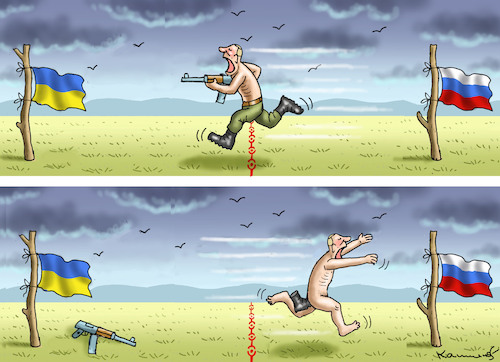 Cartoon: NACKTPUTIN (medium) by marian kamensky tagged putins,bescherung,ukraine,provokation,swift,nato,osterweiterung,putins,bescherung,ukraine,provokation,swift,nato,osterweiterung