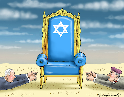 Cartoon: NETANYAHU VERSUS GANTZ (medium) by marian kamensky tagged brexit,theresa,may,england,eu,schottland,weicher,wahlen,boris,johnson,nigel,farage,ostern,seidenstrasse,xi,jinping,referendum,trump,monsanto,bayer,glyphosa,strafzölle,netanyahu,versus,gantz,israel,brexit,theresa,may,england,eu,schottland,weicher,wahlen,boris,johnson,nigel,farage,ostern,seidenstrasse,xi,jinping,referendum,trump,monsanto,bayer,glyphosa,strafzölle,netanyahu,versus,gantz,israel