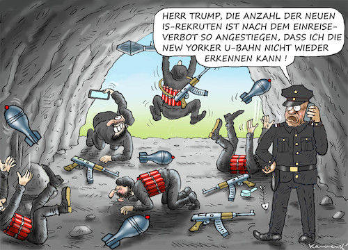 Cartoon: NEW YORKER U-BAHN (medium) by marian kamensky tagged obama,trump,präsidentenwahlen,usa,baba,vanga,republikaner,inauguration,demokraten,wikileaks,faschismus,obama,trump,präsidentenwahlen,usa,baba,vanga,republikaner,inauguration,demokraten,wikileaks,faschismus