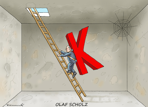 Cartoon: OLAF SCHOLZ (medium) by marian kamensky tagged olaf,scholz,spd,knzlerkandidat,superwahljahr,olaf,scholz,spd,knzlerkandidat,superwahljahr
