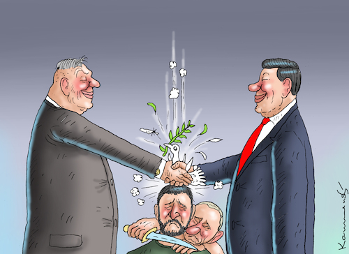 Cartoon: ORBAN AUF DER FRIEDENSMISSION (medium) by marian kamensky tagged orban,auf,der,friedensmission,in,china,ukraine,selenskyj,putin,orban,auf,der,friedensmission,in,china,ukraine,selenskyj,putin