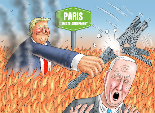 Cartoon: PARISER ABKOMMEN (medium) by marian kamensky tagged trump,und,der,hurrikan,milton,us,wahlen,pariser,abkommen,trump,und,der,hurrikan,milton,us,wahlen,pariser,abkommen