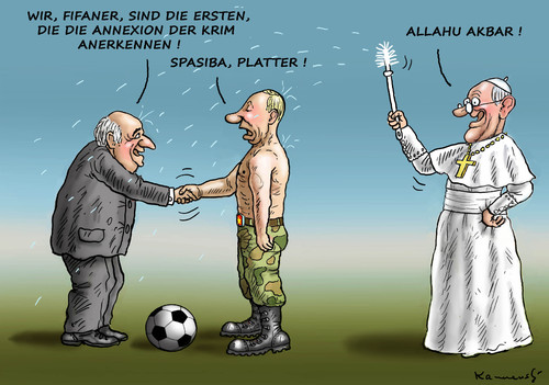 Cartoon: Platter Blatter (medium) by marian kamensky tagged vitali,klitsccko,ukraine,janukowitsch,demokratie,gewalt,bürgerkrieg,timoschenko,helmut,schmidt,putinversteher,flugzeugunglück,fifa,blatter,fussball,wm,in,russland,flugzeugabschuss,donezk,vitali,klitsccko,ukraine,janukowitsch,demokratie,gewalt,bürgerkrieg,timoschenko,helmut,schmidt,putinversteher,flugzeugunglück,fifa,blatter,fussball,wm,in,russland,flugzeugabschuss,donezk