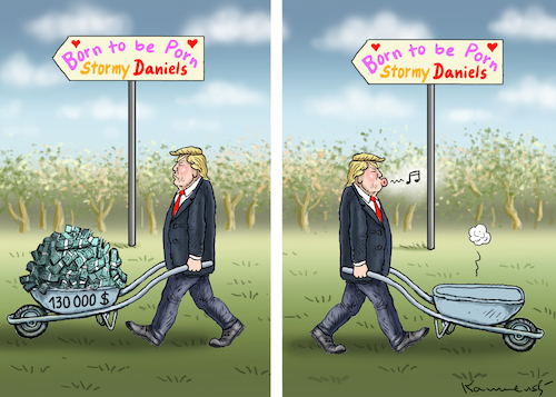 Cartoon: Porno Trump (medium) by marian kamensky tagged trump,scandal,stephanie,clifford,stormy,daniels,corruption,trump,porn,scandal,sex,stephanie,clifford,stormy,daniels,corruption