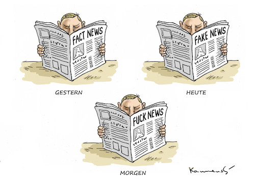 Cartoon: POSTFUCKTISCH (medium) by marian kamensky tagged das,wort,des,jahres,2016,postfaktisch,fake,news,das,wort,des,jahres,2016,postfaktisch,fake,news