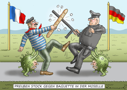 PREUßEN STOCK GEGEN BAGUETTE