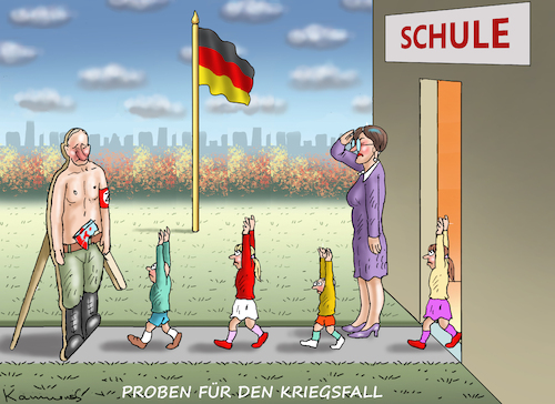 Cartoon: PROBEN FÜR DEN KRIEGSFALL (medium) by marian kamensky tagged proben,für,den,kriegsfall,russland,putin,proben,für,den,kriegsfall,russland,putin