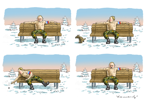 Cartoon: PUTINS SELBSTNAZIFIZIERUNG (medium) by marian kamensky tagged putins,bescherung,ukraine,provokation,swift,nato,osterweiterung,putins,bescherung,ukraine,provokation,swift,nato,osterweiterung