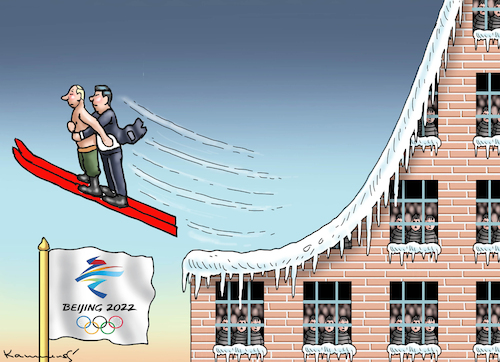 Cartoon: PUTINXI (medium) by marian kamensky tagged olympische,winterspiele,in,china,olympische,winterspiele,in,china