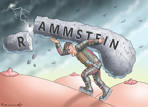 Cartoon: RAMMSTEIN (medium) by marian kamensky tagged rammstein,till,lindemann,rammstein,till,lindemann