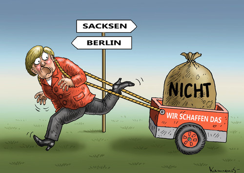 Cartoon: SACKSENSACK (medium) by marian kamensky tagged eu,flüchtlinge,asyl,politik,willkommenskultur,terrorismus,heidenau,horst,seehofer,bayern,eu,flüchtlinge,asyl,politik,willkommenskultur,terrorismus,heidenau,horst,seehofer,bayern