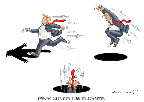 Cartoon: SCHATTENSPRINGER TRUMP (medium) by marian kamensky tagged obama,trump,präsidentenwahlen,usa,baba,vanga,republikaner,inauguration,demokraten,wikileaks,g7,kanada,faschismus,putin,helsinki,obama,trump,präsidentenwahlen,usa,baba,vanga,republikaner,inauguration,demokraten,wikileaks,g7,kanada,faschismus,putin,helsinki