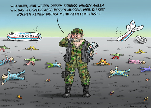 Separatisten Kriegsbeute MH17