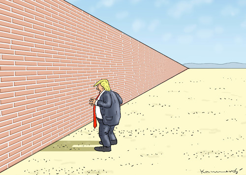 Cartoon: SHUTDOWN WALL (medium) by marian kamensky tagged obama,trump,präsidentenwahlen,usa,baba,vanga,republikaner,inauguration,demokraten,wikileaks,faschismus,jamal,khashoggi,shutdown,happy,new,year,2019,obama,trump,präsidentenwahlen,usa,baba,vanga,republikaner,inauguration,demokraten,wikileaks,faschismus,jamal,khashoggi,shutdown,happy,new,year,2019