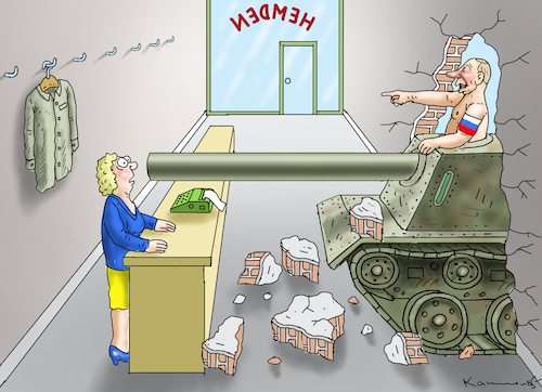 Cartoon: SIBIRISCHE KÄLTE ZWINGT PUTIN (medium) by marian kamensky tagged putins,bescherung,ukraine,provokation,baerbock,lawrow,nato,osterweiterung,putins,bescherung,ukraine,provokation,baerbock,lawrow,nato,osterweiterung