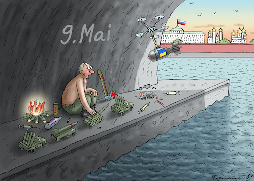 SIEGESFEIER IN MOSKAU