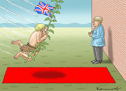 Cartoon: TARZAN BORIS IN BERLIN (medium) by marian kamensky tagged brexit,theresa,may,england,eu,schottland,weicher,wahlen,boris,johnson,nigel,farage,ostern,seidenstrasse,xi,jinping,referendum,trump,monsanto,bayer,glyphosa,strafzölle,el,paso,merkel,brexit,theresa,may,england,eu,schottland,weicher,wahlen,boris,johnson,nigel,farage,ostern,seidenstrasse,xi,jinping,referendum,trump,monsanto,bayer,glyphosa,strafzölle,el,paso,merkel