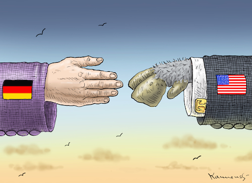 Cartoon: THE BIG HANDSHAKE (medium) by marian kamensky tagged obama,trump,präsidentenwahlen,usa,baba,vanga,republikaner,inauguration,the,big,handshake,merkel,demokraten,wikileaks,faschismus,obama,trump,präsidentenwahlen,usa,baba,vanga,republikaner,inauguration,the,big,handshake,merkel,demokraten,wikileaks,faschismus