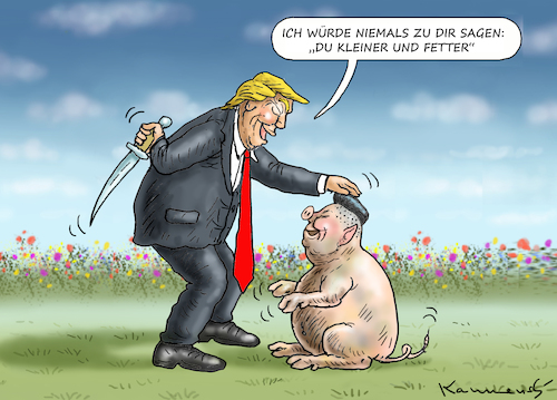 TRUMP AUF KUSCHELKURS