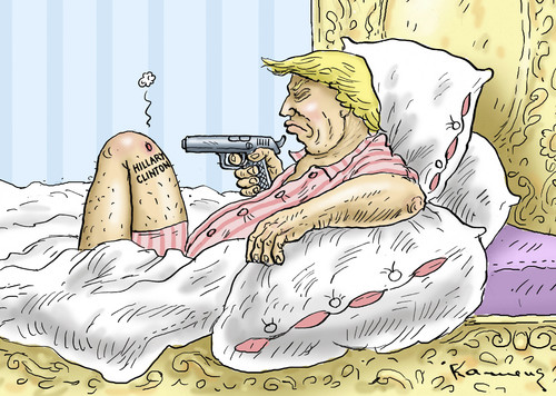 Cartoon: TRUMP MACHT ERNST (medium) by marian kamensky tagged obama,trump,präsidentenwahlen,usa,baba,vanga,republikaner,demokraten,faschismus,obama,trump,präsidentenwahlen,usa,baba,vanga,republikaner,demokraten,faschismus