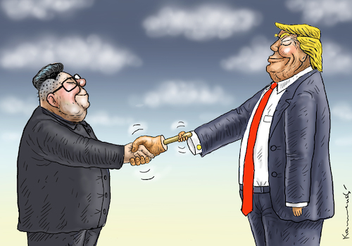 TRUMP TRIFFT KIM