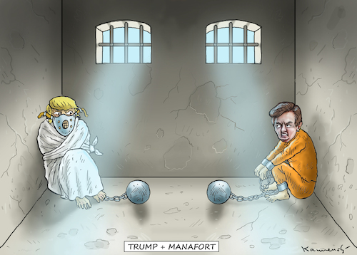 Cartoon: TRUMP UND MANAFORT (medium) by marian kamensky tagged obama,trump,präsidentenwahlen,usa,baba,vanga,republikaner,inauguration,demokraten,manafort,wikileaks,faschismus,obama,trump,präsidentenwahlen,usa,baba,vanga,republikaner,inauguration,demokraten,manafort,wikileaks,faschismus