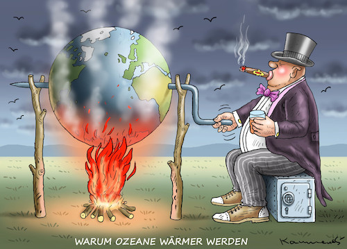 Cartoon: WARUM OZEANE WÄRMER WERDEN (medium) by marian kamensky tagged fridays,for,future,greta,thunberg,schulstreik,klimarettung,co2,suv,klimakonferenz,in,madrid,fridays,for,future,greta,thunberg,schulstreik,klimarettung,co2,suv,klimakonferenz,in,madrid