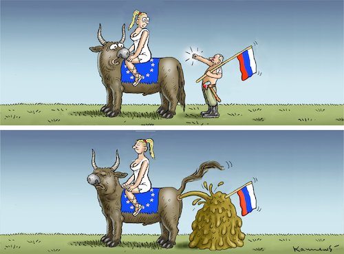 Cartoon: Zukackung (medium) by marian kamensky tagged putins,bescherung,ukraine,provokation,swift,nato,osterweiterung,putins,bescherung,ukraine,provokation,swift,nato,osterweiterung