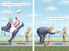 Cartoon: AMERIKANISCHE FINSTERNIS (small) by marian kamensky tagged musk,trump,zuckerberg,bezos,felon,and,elon,in,panama,zölle,diktator,selenskyj,putin,ukraine,usa,bildungsministerium