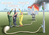 Cartoon: AMPELZOFF (small) by marian kamensky tagged scholz,habeck,kanada,wasserstoffabkommen,gasumlage,uniper