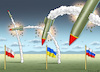 Cartoon: ANTIRAKETEN-CHAOS IN POL (small) by marian kamensky tagged raketeneinschlag,in,polen
