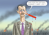 Cartoon: Assad in Chan Schaichun (small) by marian kamensky tagged assad,in,chan,schaichun,sarin,giftgasanschlag