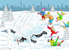 Cartoon: ATTACKE AUF ICE (small) by marian kamensky tagged attacke,auf,ice