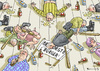 Cartoon: BESORGTE BÜRGER IN HEIDENAU (small) by marian kamensky tagged eu,flüchtlinge,asyl,politik,willkommenskultur,terrorismus,heidenau,horst,seehofer,bayern