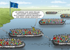 Cartoon: FLÜCHTLINSSTOPP ERWIRKEN (small) by marian kamensky tagged groko,csu,cdu,spd,flüchtlinge,rechtspopulismus,seehofer