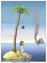 Cartoon: Francesco Schettino (small) by marian kamensky tagged costa concordia schiffsbruch italien