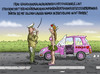 Cartoon: Hawaianerin in Deutschland (small) by marian kamensky tagged strassenverkehr,ordnungsamt,amtsmissbrauch