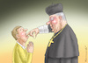 Cartoon: HOSTIE (small) by marian kamensky tagged franziskus,papst,kindermissbrauch,vatikan,auftragsmörder,anti,missbrauchskonferenz,im