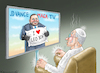 Cartoon: JD VANCE LOVES LEO XIV (small) by marian kamensky tagged jd,vance,loves,leo,xiv,papst,vatican