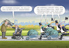 Cartoon: JEDER WILL ZAHLEN ! (small) by marian kamensky tagged klimaschutzgipfel,new,york,merkel,akk,greta,thunberg,funklöcher,cdu,spd,groko