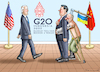 Cartoon: JOE AND XI G 20 (small) by marian kamensky tagged biden,xi,jinping,g20,indonesien