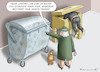 Cartoon: LASCHET SUCHT NACH CDU-STIMMEN (small) by marian kamensky tagged tv,triell,laschet,baerbock,scholz,merkel,laschets,zukunftsteam