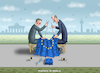 Cartoon: MACRON IN BERLIN (small) by marian kamensky tagged macron,in,berlin,merz