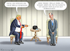 Cartoon: MAKABRE FREUNDSCHAFT (small) by marian kamensky tagged merz,trump,washington,iran
